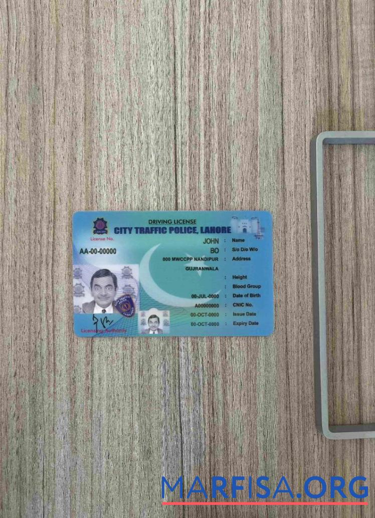 Realistic Pakistan City Traffic Police Lahore DL photolook real example